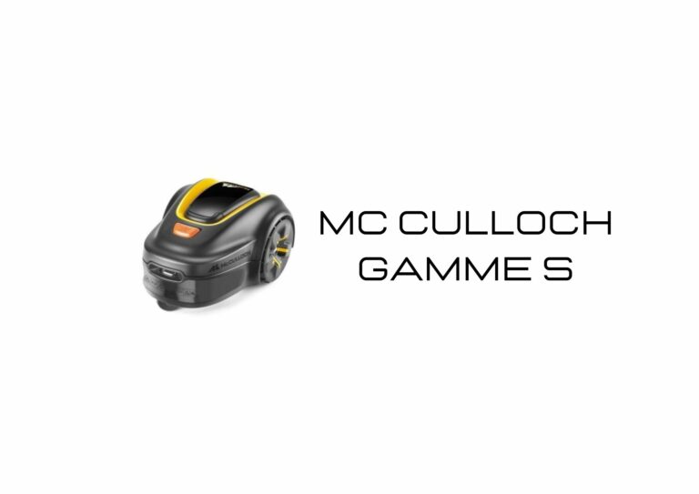 Tondeuse robot Mc Culloch Gamme s