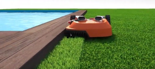 Option Edge to Cut sur le robot tondeuse Worx Landroid