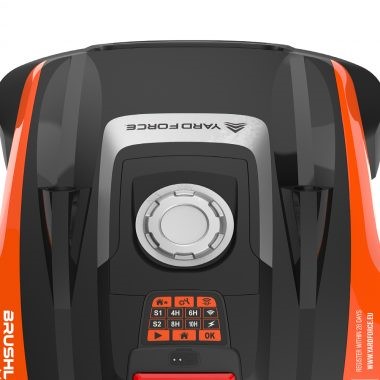 Yard Force Compact vue de dessus du robot de tonte pas cher