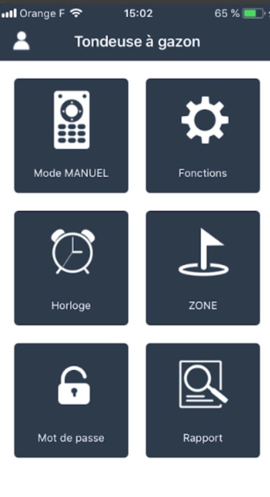 robot tondeuse pas cher Novarden et son application smartphone