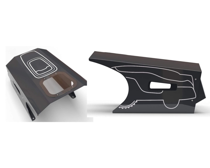 Husqvarna Automower 310 315 et 31X et l'abri pour robot tondeuse